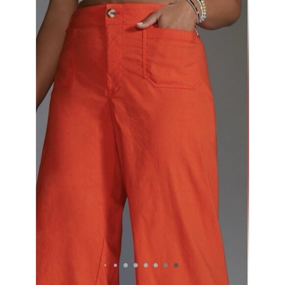 NWT Size 20W -The Colette Magic Fabric Crop Wide-Leg Pants by Maeve (NWT US$120) - Picture 7 of 16